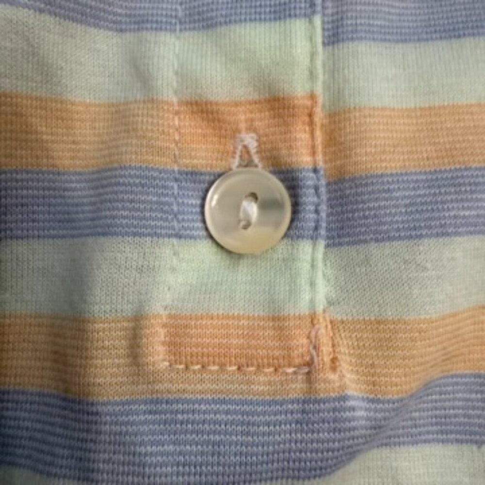 Peter Millar Pastel Stripe Polo Shirt – Size Large (Women’s) - Picture 9 of 12